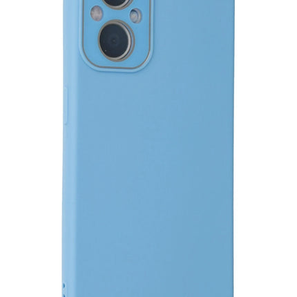 Oppo Reno 7 Lite Lansman Glass Kapak Kılıf - Mavi 3
