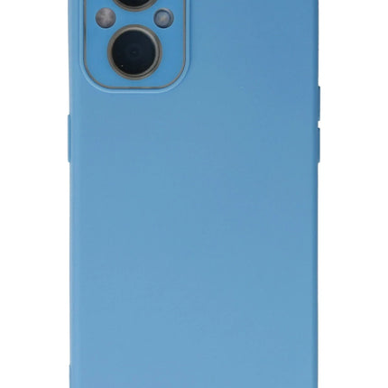 Oppo Reno 7 Lite Lansman Glass Kapak Kılıf - Mavi
