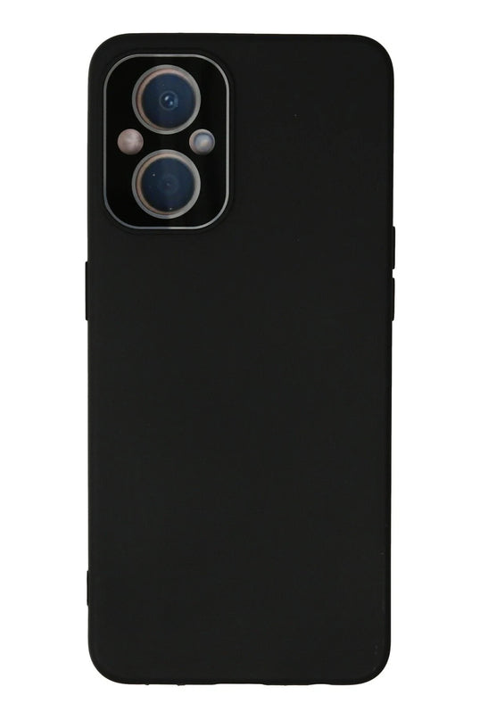 Oppo Reno 7 Lite Lansman Glass Kapak Kılıf - Siyah