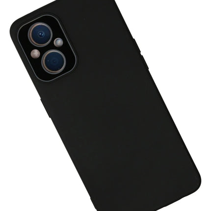 Oppo Reno 7 Lite Lansman Glass Kapak Kılıf - Siyah 2