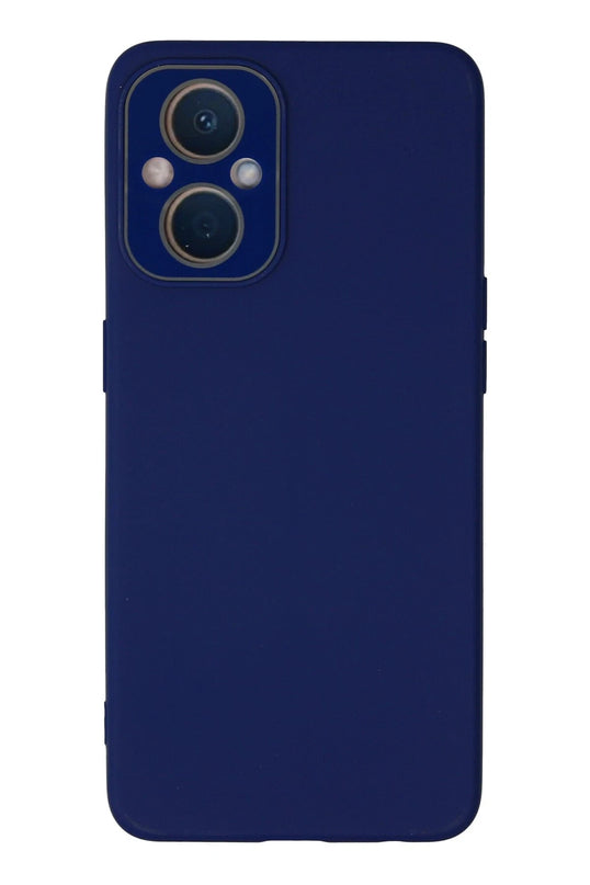 Oppo Reno 7 Lite Lansman Glass Kapak Kılıf - Sky Blue