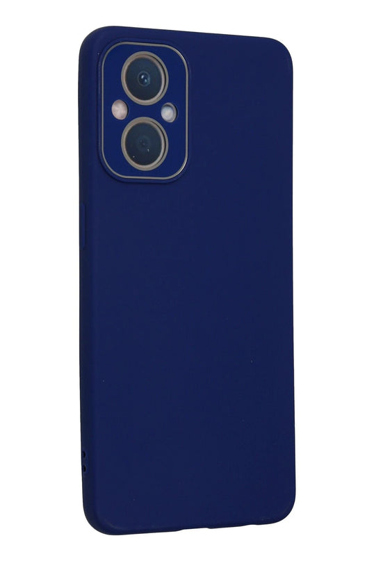 Oppo Reno 7 Lite Lansman Glass Kapak Kılıf - Sky Blue 3