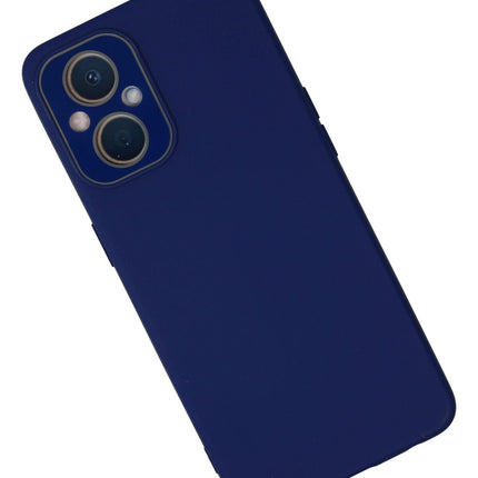 Oppo Reno 7 Lite Lansman Glass Kapak Kılıf - Sky Blue 2