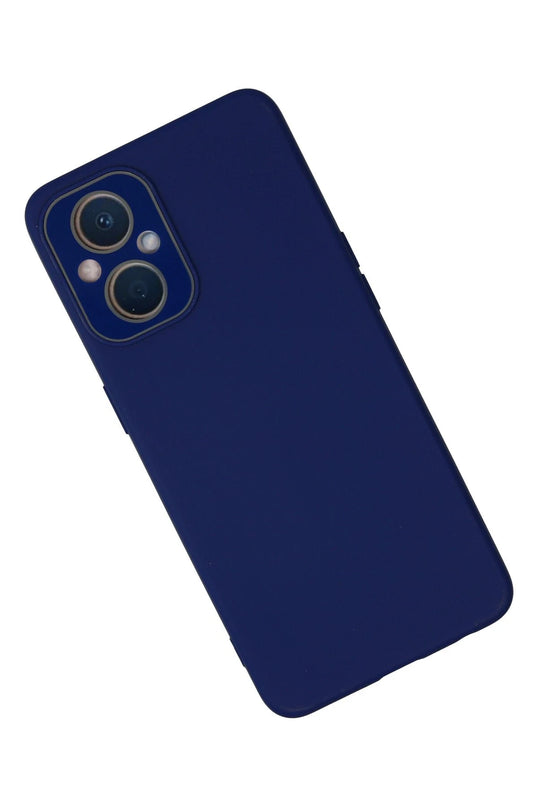 Oppo Reno 7 Lite Lansman Glass Kapak Kılıf - Sky Blue 2