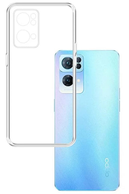 Oppo Reno 7 Lite Lüx Şeffaf Silikon Kılıf