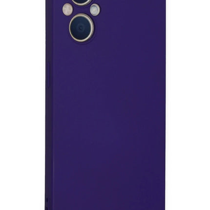 Oppo Reno 7 Lite Nano içi Kadife Silikon Kılıf - Mor 3