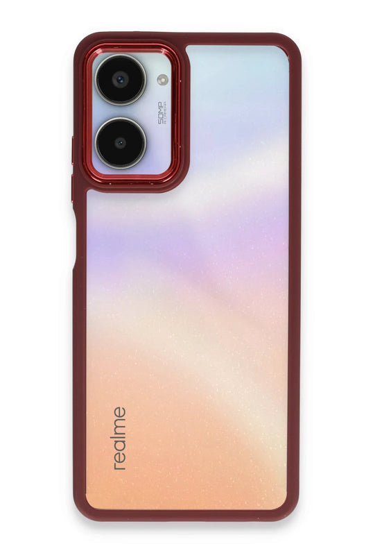 Realme 10 Pro 5G Dora Kapak Kılıf - Kırmızı