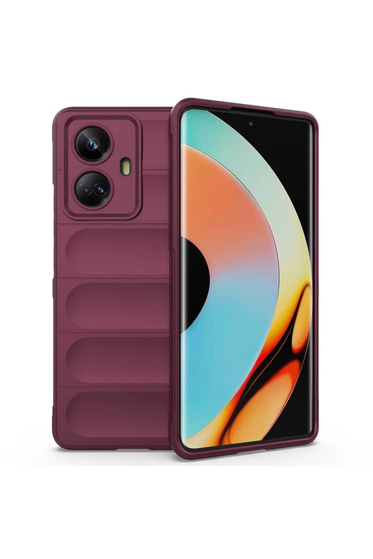Realme 10 Pro 5G Optimum Silikon Kılıf - Bordo