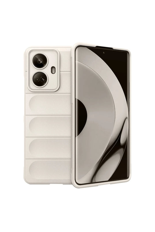 Realme 10 Pro 5G Optimum Silikon Kılıf - Krem