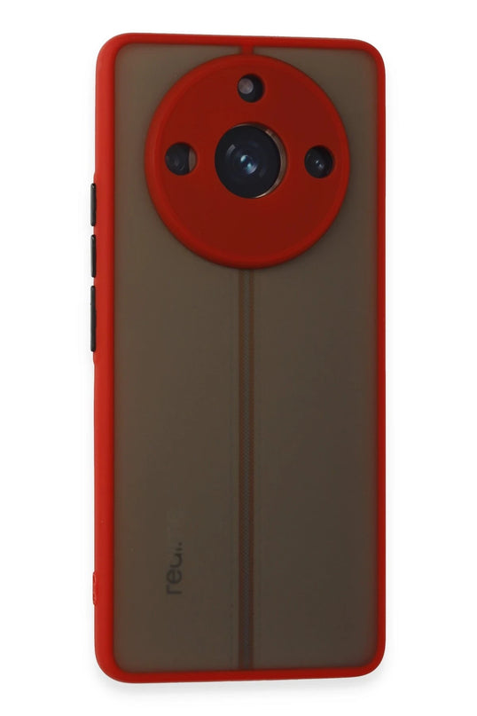 Realme 11 Pro Montreal Silikon Kapak Kılıf - Kırmızı