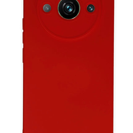Realme 11 Pro Nano içi Kadife Silikon Kılıf - Kırmızı