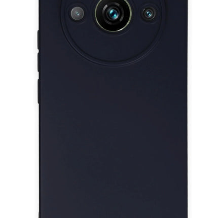 Realme 11 Pro Nano içi Kadife Silikon Kılıf - Lacivert