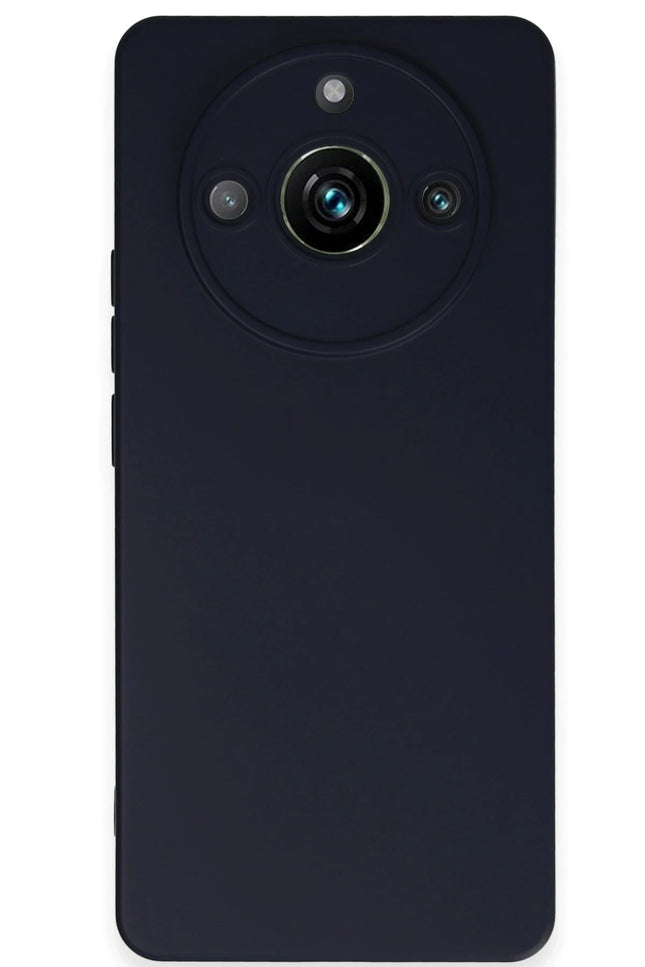 Realme 11 Pro Nano içi Kadife Silikon Kılıf - Lacivert