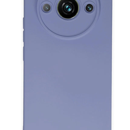 Realme 11 Pro Nano içi Kadife Silikon Kılıf - Lila