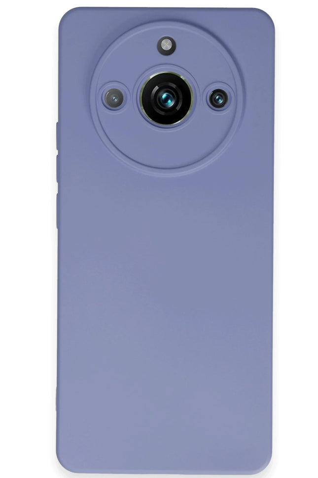 Realme 11 Pro Nano içi Kadife Silikon Kılıf - Lila