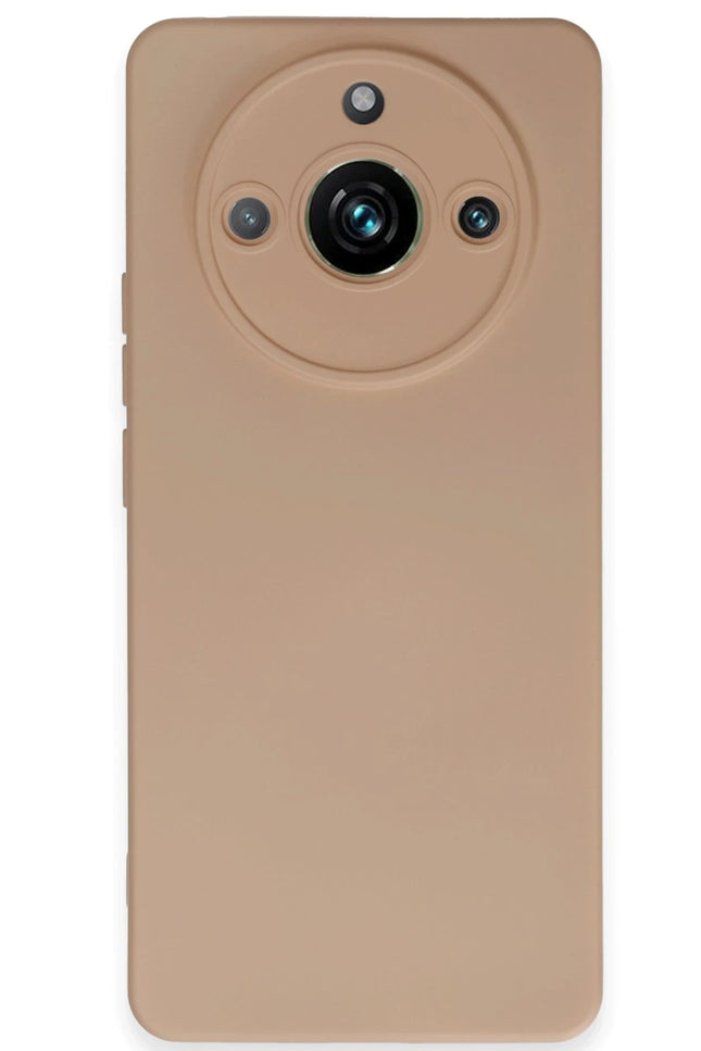 Realme 11 Pro Nano içi Kadife Silikon Kılıf - Pudra