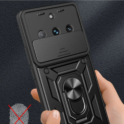 Realme 11 Pro Pars Lens Yüzüklü Silikon Kılıf - Lacivert 2
