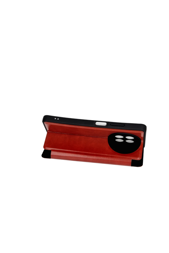 Realme 12 5G Flip Cover Kılıf - Kırmızı 3