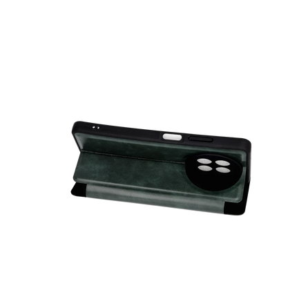 Realme 12 5G Flip Cover Kılıf - Koyu Yeşil 3