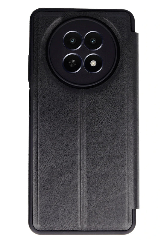 Realme 12 5G Flip Cover Kılıf - Siyah 2