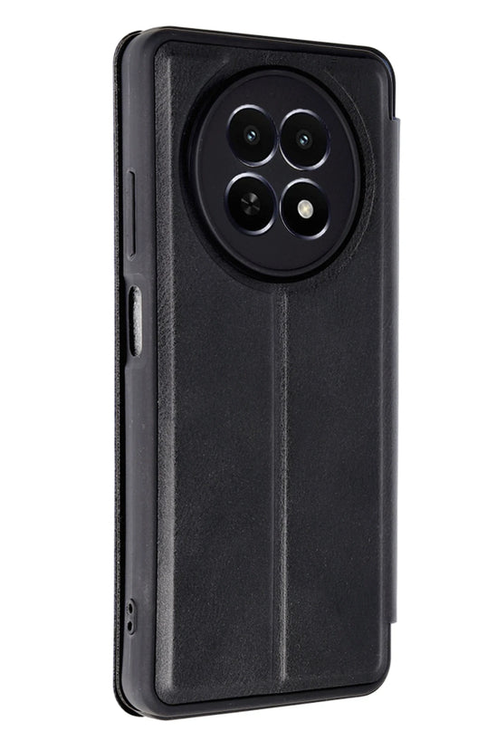 Realme 12 5G Flip Cover Kılıf - Siyah