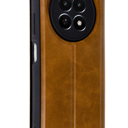 Realme 12 5G Flip Cover Kılıf - Taba