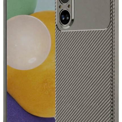 Realme 12 Lite Auto Focus Karbon Kapak Kılıf - Gri