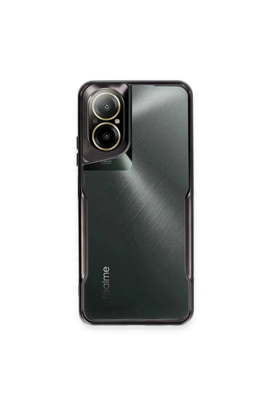 Realme 12 Lite Boyi Silikon Kapak Kılıf - Siyah