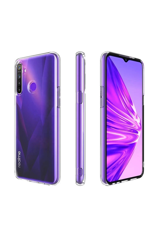 Realme 5i Lüx Şeffaf Silikon Kılıf 3