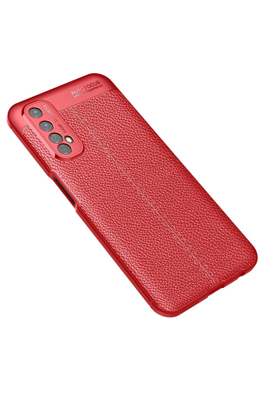 Realme 7 Auto Focus Kapak Kılıf - Kırmızı 2