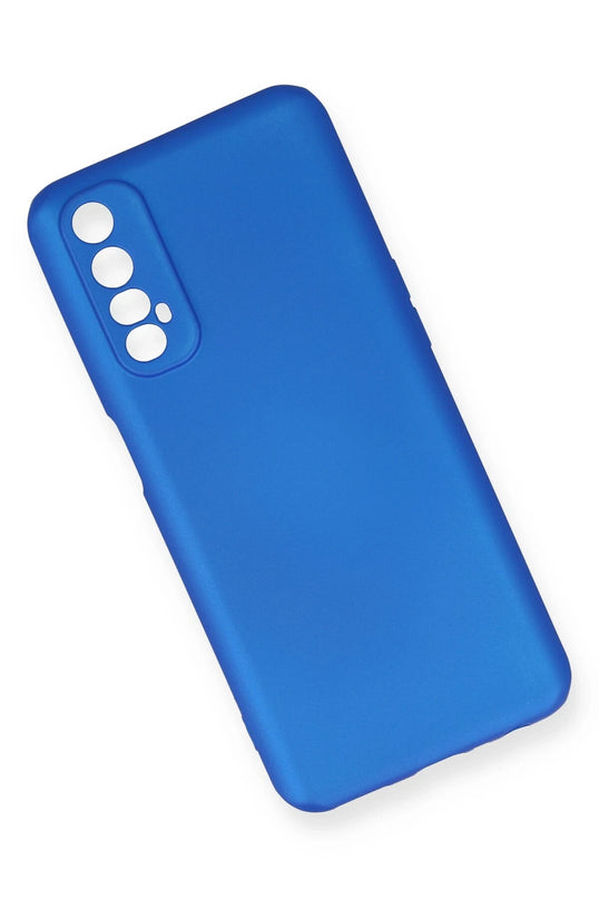 Realme 7 First Silikon Kılıf - Mavi 3