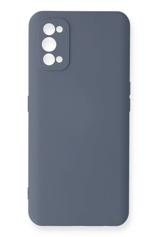Realme 7 Pro Nano içi Kadife Silikon Kılıf - Gri