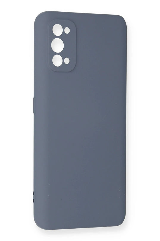 Realme 7 Pro Nano içi Kadife Silikon Kılıf - Gri 2