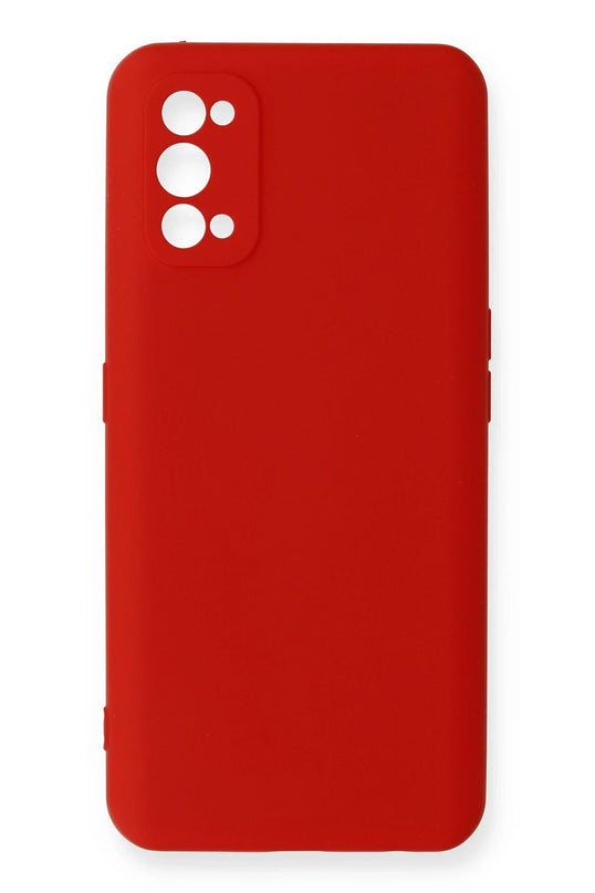 Realme 7 Pro Nano içi Kadife Silikon Kılıf - Kırmızı