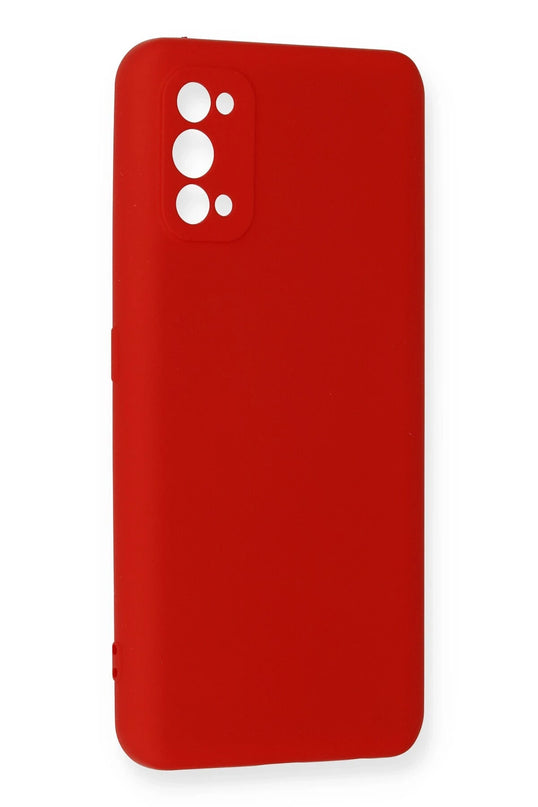 Realme 7 Pro Nano içi Kadife Silikon Kılıf - Kırmızı 2