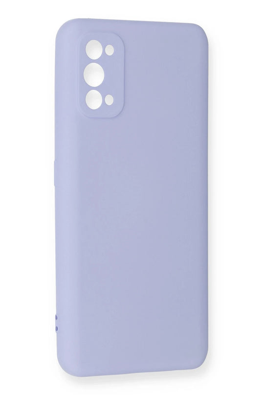 Realme 7 Pro Nano içi Kadife Silikon Kılıf - Lila 2