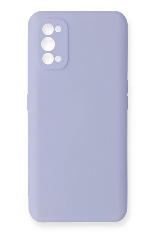 Realme 7 Pro Nano içi Kadife Silikon Kılıf - Lila