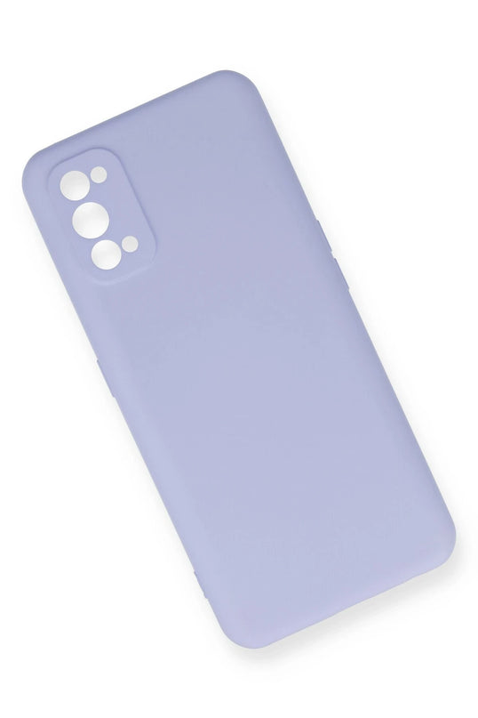 Realme 7 Pro Nano içi Kadife Silikon Kılıf - Lila 3