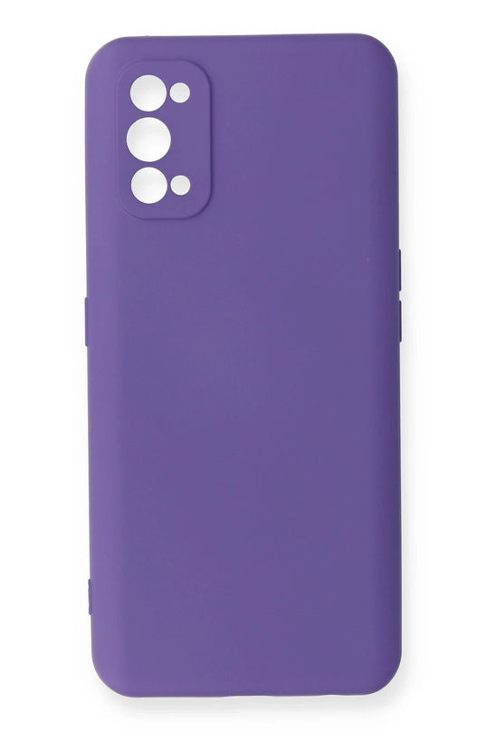 Realme 7 Pro Nano içi Kadife Silikon Kılıf - Mor