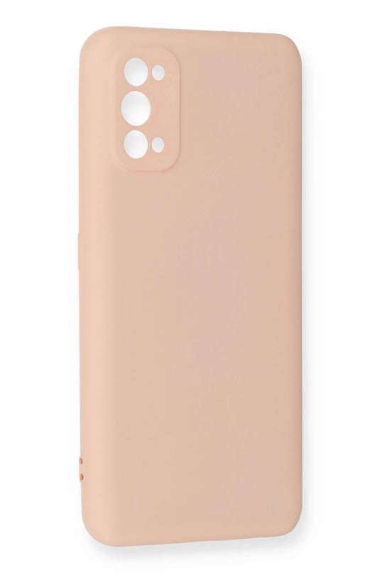 Realme 7 Pro Nano içi Kadife Silikon Kılıf - Pudra 2