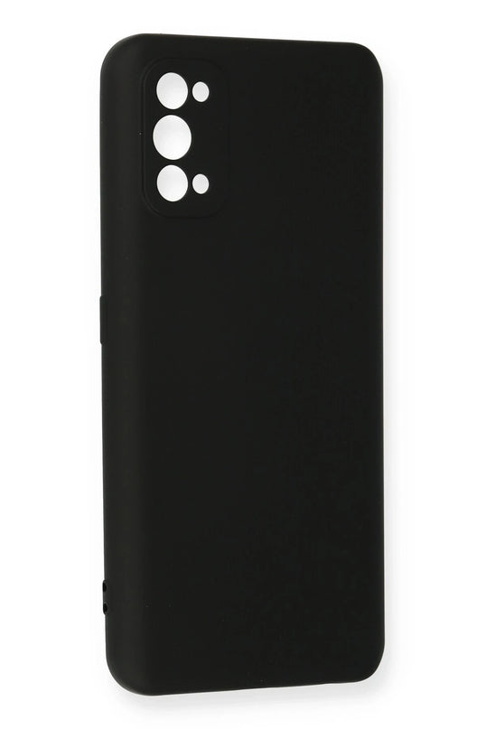 Realme 7 Pro Nano içi Kadife Silikon Kılıf - Siyah 2