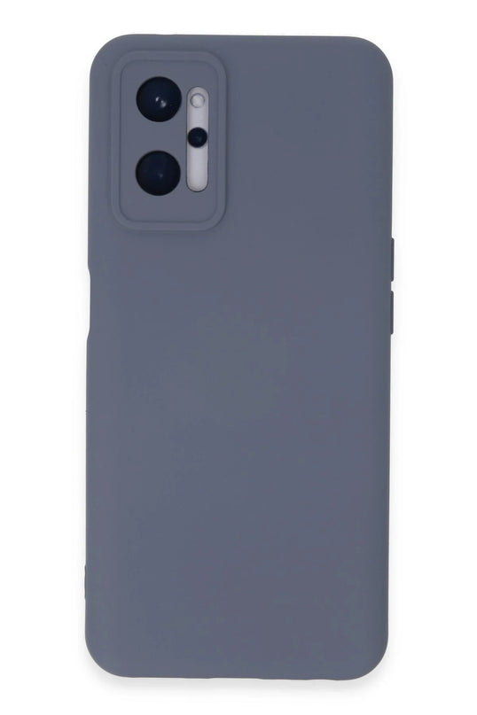 Realme 9i 4G Nano içi Kadife Silikon Kılıf - Gri