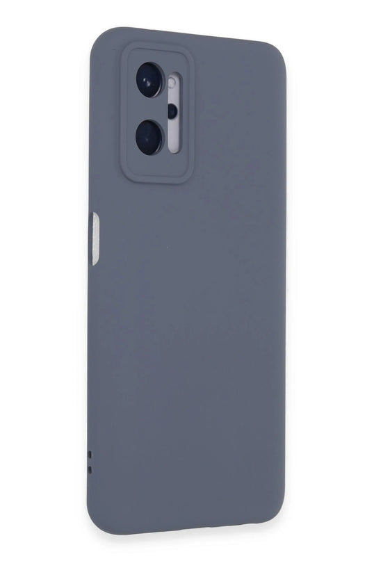 Realme 9i 4G Nano içi Kadife Silikon Kılıf - Gri 2