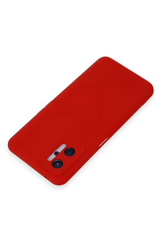 Realme 9i 4G Nano içi Kadife Silikon Kılıf - Kırmızı 3