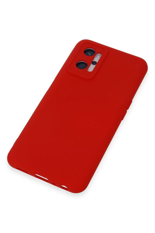 Realme 9i 4G Nano içi Kadife Silikon Kılıf - Kırmızı 4