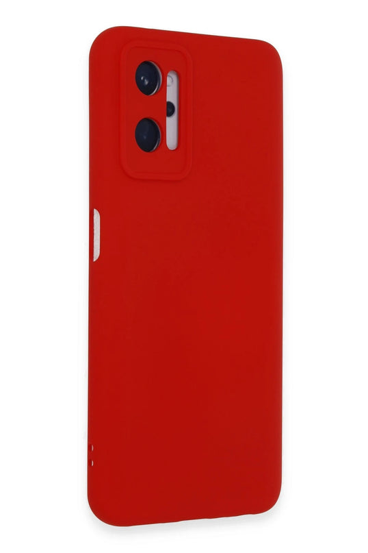 Realme 9i 4G Nano içi Kadife Silikon Kılıf - Kırmızı 2