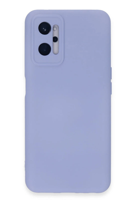 Realme 9i 4G Nano içi Kadife Silikon Kılıf - Lila