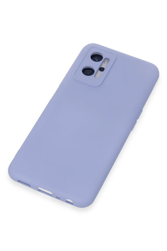 Realme 9i 4G Nano içi Kadife Silikon Kılıf - Lila 4