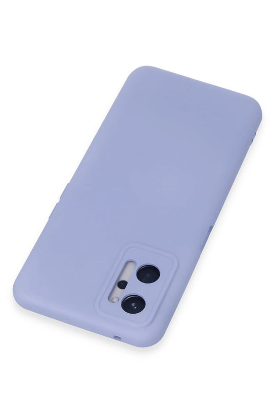 Realme 9i 4G Nano içi Kadife Silikon Kılıf - Lila 3
