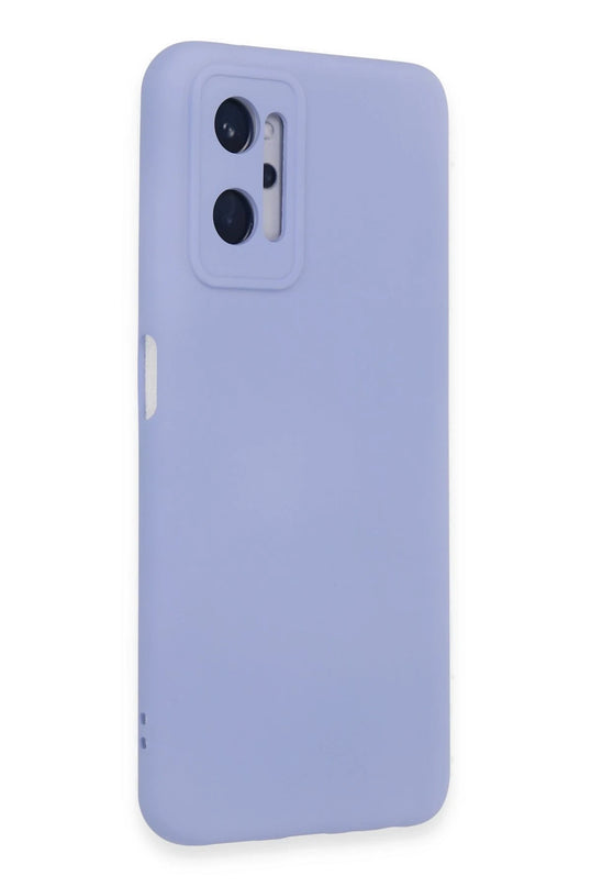 Realme 9i 4G Nano içi Kadife Silikon Kılıf - Lila 2